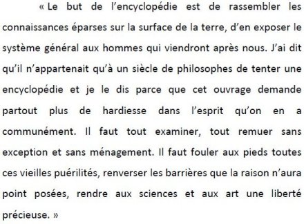 Buts de l′Encyclopédie