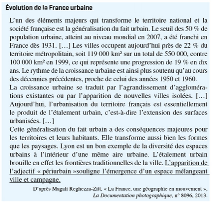 La France urbaine