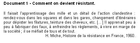 Devenir résistant