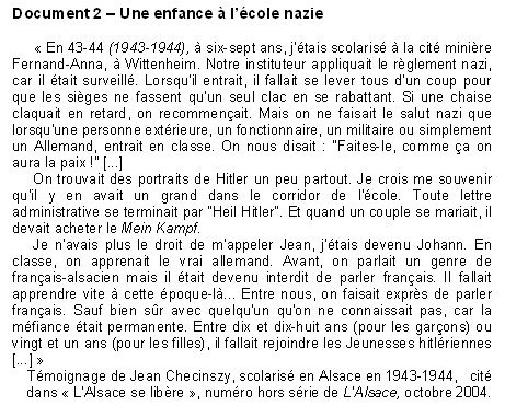 L'Alsace nazifiée